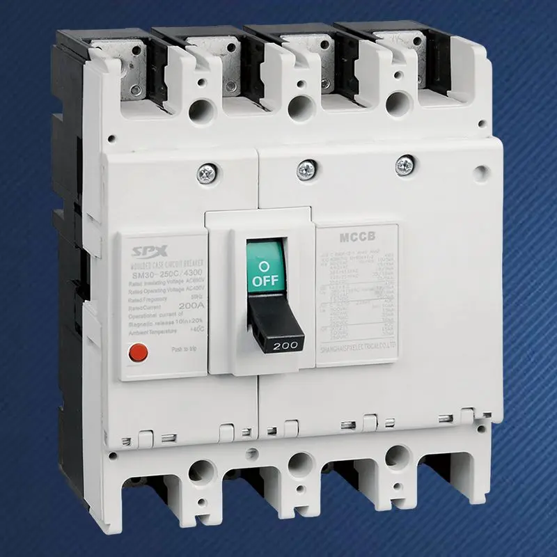 4P 200A öntött ház megszakító