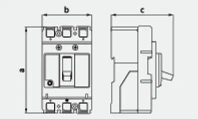 SM30-1000 Adjustable molded case circuit breaker